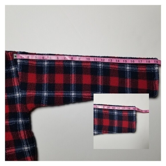 American Eagle Womens Plaid Cropped Fleece Size Extra Small NWT - Picture 8 of 13